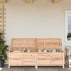 Dvivietė sodo sofa su pagalvėlėmis, pušies medienos masyvas