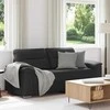 Dvivietė sofa, juoda, 180x81x84 cm, dirbtinė oda