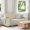 Dvivietė sofa Kreminė 180 cm Dirbtinė oda