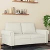 Dvivietė sofa, kreminės spalvos, 120cm, aksomas
