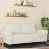Dvivietė sofa, kreminės spalvos, 140cm, aksomas