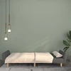 Dvivietė sofa-lova, šviesiai pilkos spalvos, audinys