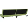 Dvivietė sofa-lova, šviesiai žalios spalvos, aksomas