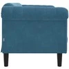 Dvivietė sofa, mėlynos spalvos, aksomas