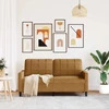 Dvivietė sofa, rudos spalvos, 140cm, aksomas