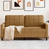 Dvivietė sofa, rudos spalvos, 140cm, aksomas