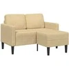 dvivietė sofa su gultu L formos pilkai žalia patalynė