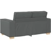 Dvivietė sofa, tamsiai pilka, 160x78x84 cm, audinys