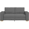 Dvivietė sofa, tamsiai pilka, 180x78x84 cm, audinys