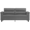 Dvivietė sofa, tamsiai pilka, 140cm, mikropluošto audinys