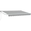 Elektrinė ištraukiama pavėsinė Antracito ir baltos 3,5 x 2 m