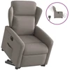 Fotelis Elektrinis atsistojantis atlošiamas krėslas, taupe, audinys