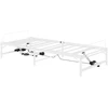 Lova Elektrinis reguliuojamas lovos rėmas Balta 75 x 190 cm Plienas