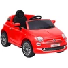 Elektrinis vaikiškas automobilis Fiat 500, raudonos spalvos