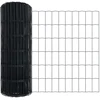 Euro tvora 0,8 x 10 m PVC padengta geležis Pilka