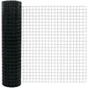 Euro tvora 1,4 x 10 m PVC padengta geležis Pilka