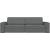 Sofa lova Tamsiai pilka 245 x 78 x 77 cm audinys