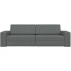 Sofa lova Tamsiai pilka 245 x 78 x 77 cm audinys