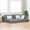 Sofa lova Tamsiai pilka 245 x 78 x 77 cm audinys