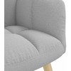Fotelis Atpalaiduojanti kėdė Cloud Pilkas Fabric
