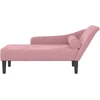 Poilsio sofa su pagalvėlėmis, rožinės spalvos, aksomas