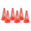 Futbolo kūgiai, 6vnt., oranžinės, 13x13x22,5cm