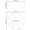Stalo futbolo kamuoliukai 16 vnt. Juodas 2,7 x 2,7 x 1,3 cm TPE