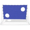 Futbolo vartai su treniruočių sienele, 240x92x150cm, plienas