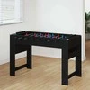 Fuzbolas stalas Juodas Ąžuolas 125 x 60,5 x 80 cm