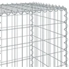 Gabiono krepšys su dangčiu, 600x50x150cm, galvanizuota geležis