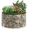 Gabiono stulpas, 100x50cm, galvanizuotas plienas, apskritas