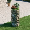 Gabiono stulpas, 50x100cm, galvanizuotas plienas, apskritas
