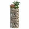 Gabiono stulpas, 50x100cm, galvanizuotas plienas, apskritas