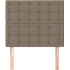 Galvūgaliai, 2vnt., taupe spalvos, 100x5x78/88cm, audinys