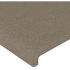 Galvūgaliai, 2vnt., taupe spalvos, 100x5x78/88cm, audinys