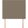 Galvūgaliai, 2vnt., taupe spalvos, 100x5x78/88cm, audinys