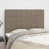 Galvūgaliai, 4vnt., taupe spalvos, 72x5x78/88cm, audinys