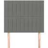 Galvūgalis, 2vnt.,tamsiai pilkos spalvos,100x5x78/88cm, audinys