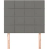Galvūgalis, 2vnt.,tamsiai pilkos spalvos,100x5x78/88cm, audinys