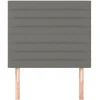 Galvūgalis, 2vnt.,tamsiai pilkos spalvos,100x5x78/88cm, audinys