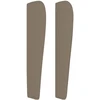 Galvūgalis su auselėmis, taupe, 103x23x118/128cm, audinys