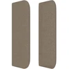 Galvūgalis su auselėmis, taupe spalvos,203x16x78/88cm, audinys