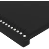 Galvūgalis su LED, juodos spalvos, 103x16x118/128 cm