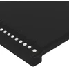 Galvūgalis su LED, juodos spalvos, 183x16x118/128 cm