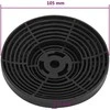 Medžio anglies filtrai gartraukiui, 2vnt., 105x21mm