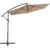Gembinis sodo skėtis su aliuminiu stulpu, taupe, 300cm