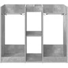 Golfo spinta Paprastas Betono pilka 102 x 45 x 85,5 cm