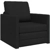 Sofa lova Juoda 74 x 77 x 81 cm audinys