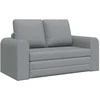 Sofa lova 60cm Šviesiai pilka audinys