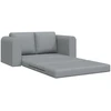 Sofa lova Šviesiai pilka 148 x 71 x 83 cm audinys